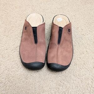 Keen Brown Slip-On Shoes